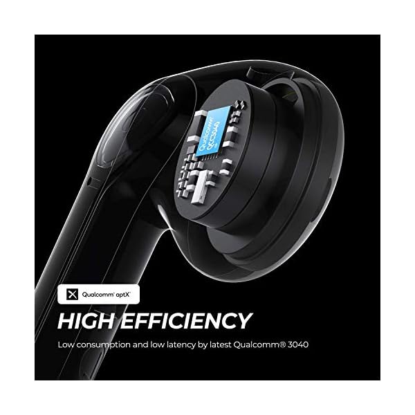 SOUNDPEATS-TrueAir2-Wireless-Earbuds-Bluetooth-V52-Headphones-Wireless-Earphones-with-Qualcomm-QCC3040-TrueWireless-Mirroring-4-Mic-cVc-80-Total-25-Hours-White SoundPEATS TrueAir2 Wireless Earbuds Bluetooth V5.2 Headphones Wireless Earphones with Qualcomm QCC3040 TrueWireless…