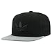 adidas Originals Men's Trefoil Chain Plus Flatbrim Structured Snapback Cap, Black Twill/Grey Suede, One Size