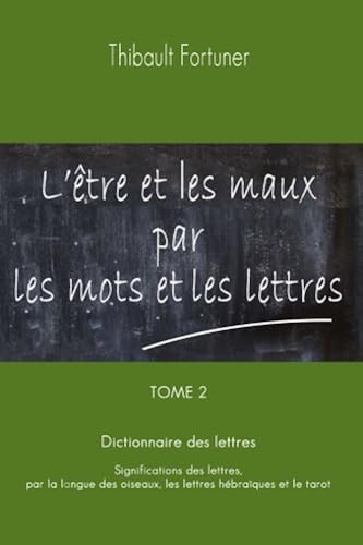 Download L'être et les maux par les mots et les lettres: Dictionnaire des lettres : Significations des lettres par la langue des oiseaux, les lettres hébraïques et le tarot PDF