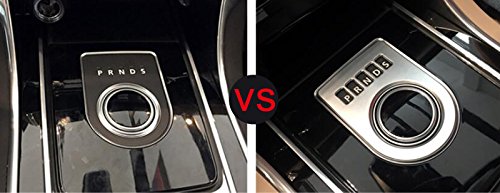 Interior Shift Gear Console Button Cover Trim For Jaguar F-Pace X761 2016 2017