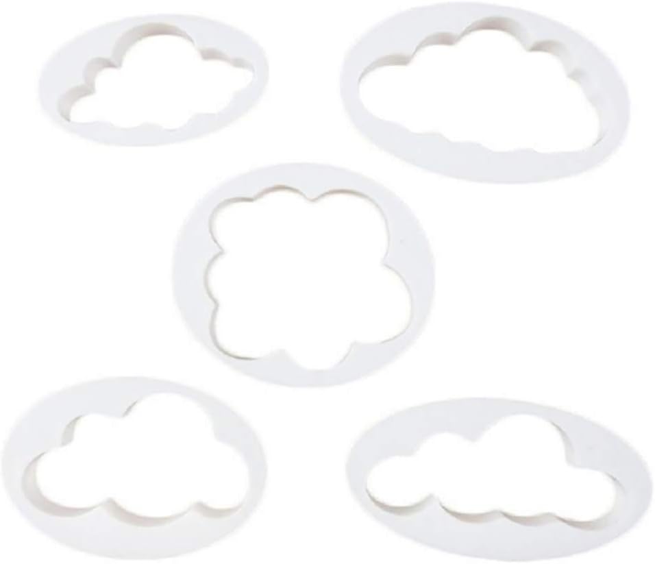 Amazon Pinacis クッキー型 雲型 Absプラスチック製 5個セット 可愛い 製菓用 ケーキ用道具 ホワイト Pinacis クッキー型