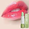Moisturizing Lip Balm, Color Changing Lip Gloss Lipstick Beauty Tool Aloe Vera Lip Care Balm 3.5g