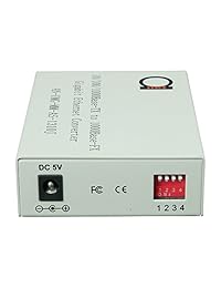 Conversor de medios Gigabit Fiber Optic a UTP CAT5 10 100 1000   Multi Modo 2 KM Auto Velocidad de adaptación Gigabit o Fast Ethernet, Jumbo Frame & llf de apoyo