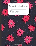 Composition Notebook: Trendy Composition notebook designed and printed on verry high quality and low price . 100 ruled sheets with a standard size ... for study or as a journal or taking notes.