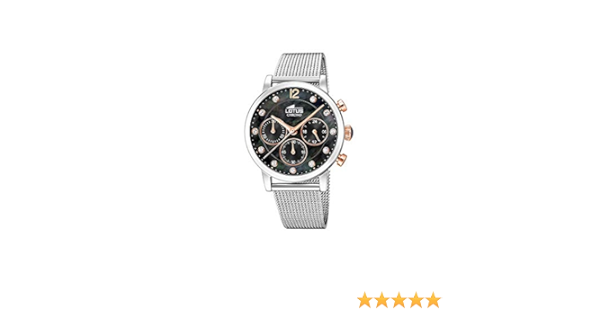 Lotus Reloj Cronógrafo para Mujer de Cuarzo con Correa en Acero Inoxidable 18676/4