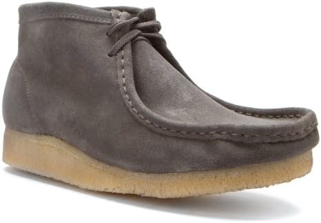clarks wallabee grey suede