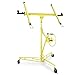 ARKSEN Drywall Panel Lift Dry Wall Panel Hoist Adjustable Lockable Lifter Ceiling Max 11 FT w/Caster Wheels, Yellow