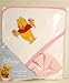 Winnie The Pooh Hooded Towel & Washcloth set - pink