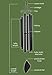 Music of the Spheres - Quartal Tenor, Medium-Large Handcrafted Wind Chime, Precision Tuned, Weather-resistant Unique Outdoor Wind Chimes, 60