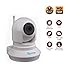 BAVISION Wifi Wireless IP Camera Home Security Cameras For Monitor Baby/Edler/Pet/Dog Pan Tilt Night Vision Plug/Play with Two-Way Audio White