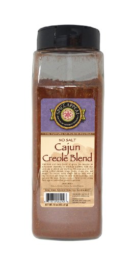 Spice Appeal Cajun Creole Blend No Salt, 16 Ounce