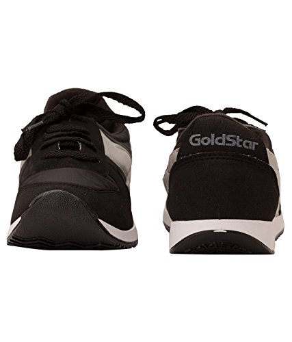 goldstar unisex black synthetic sport shoes