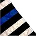 US Flag Factory 3x5 FT American Thin Blue Line Flag (Embroidered Stars, Sewn Stripes) for Police Officers - Blue Lives Matter Flag - 100% Made in America - Outdoor SolarMax Nylon