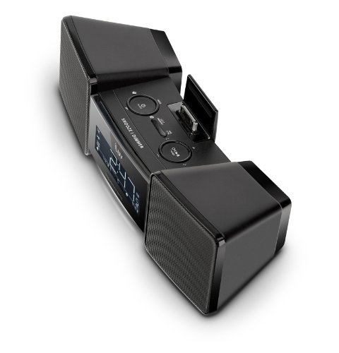 iLuv IMM155BLK Vibro II Alarm Clock 30-Pin Speaker Dock with Bed Shaker (Black) - old Model - Thumbnail 7
