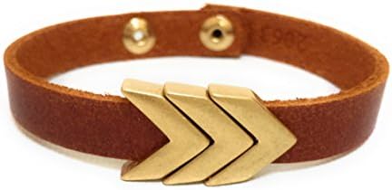 Most Wanted Leather Cuff Arrow Adjustable Bracelet
