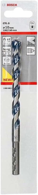 Bosch CYL-5 Concrete Drill Bit 6 x 100 mm Robust Line for Impact Drills