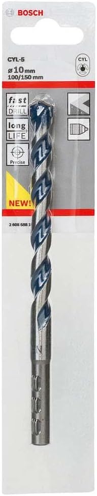 Bosch CYL-5 Concrete Drill Bit 6 x 100 mm Robust Line for Impact Drills