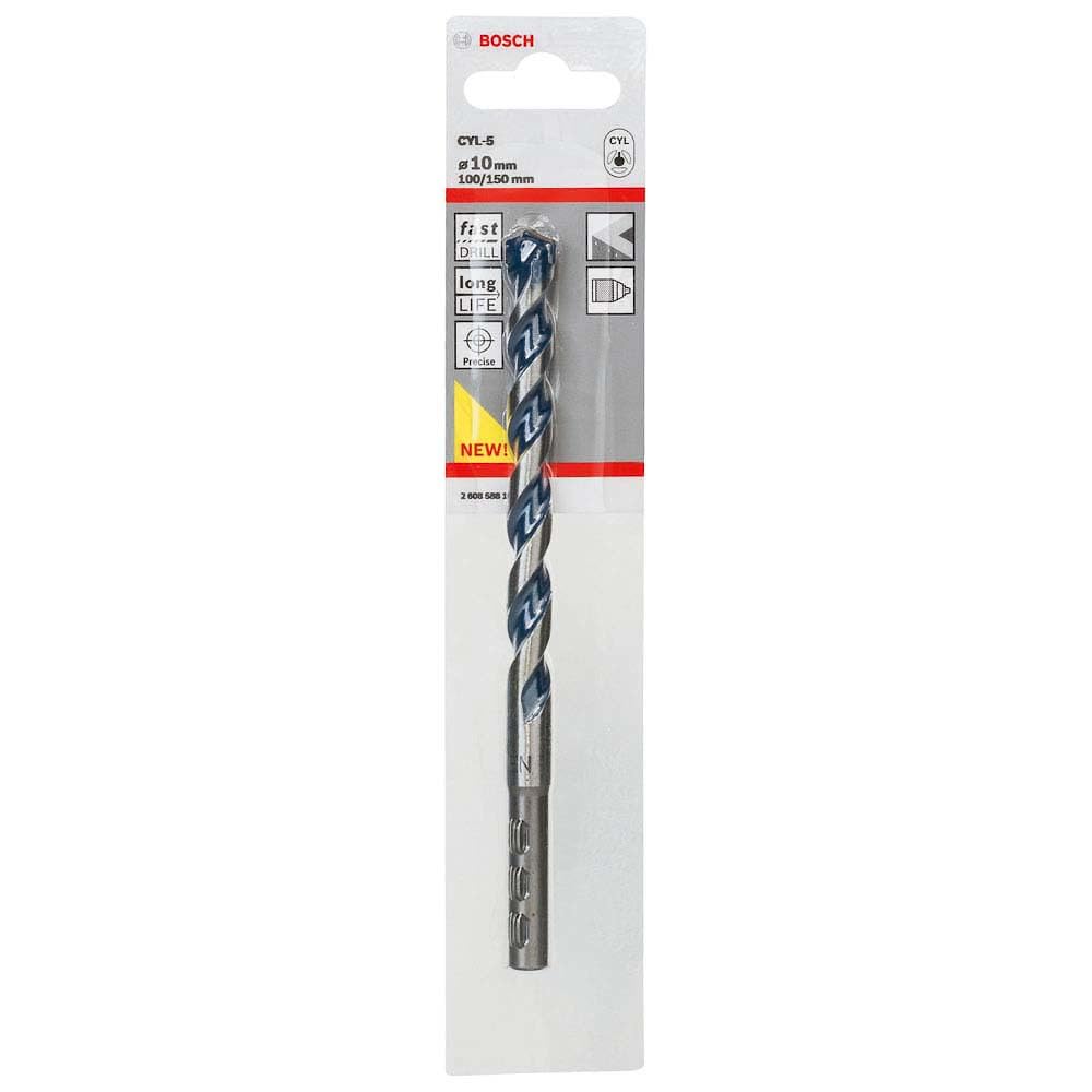 Bosch Professional 1x CYL-5 Concrete Drill Bit (for Concrete, Ø 6 x 100 mm, Robust Line, Accessories for Impact Drills)
