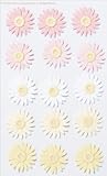 Martha Stewart Crafts Stickers, Dimensional Pink and Yellow Daisy