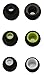Ear Tips and Ear Fins Set for Jaybird Bluebuds X and Jaybird X2, BLUEWALL Replacement Eartips Anti Slip Sport Fins for Jaybird X2 X,SML 3 Pair 3 Size Green