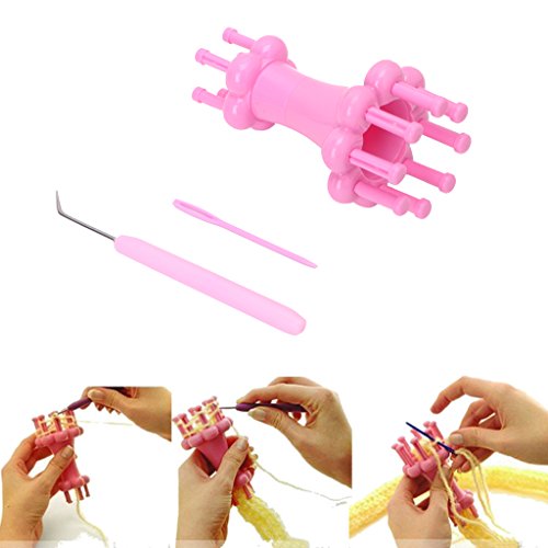 Susada Knitter Spool Loom Needle Hook Scarves Straps Making Craft DIY
