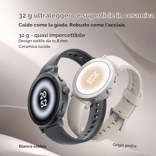 realme Watch S5 Smartwatch 5ATM with Independent GPS 5 GNSS, AMOLED Women's Smartwatch Watch 1.43 Inch 1500 Nit, 20 Day Battery, 110 Sports Modes, Health Monitor, Notifications, Grey