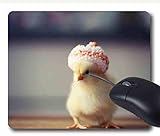 Mouse Pads Chicken Beautiful hat Personality