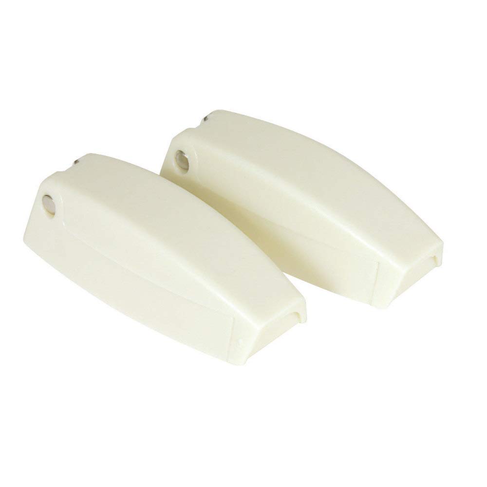 Camco 44163 Baggage Door Catch - 2 pack (Colonial White)