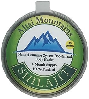Authentic &amp; Pure Shilajit Resin from Altai Mountains (40 grams 4 Month Supply)