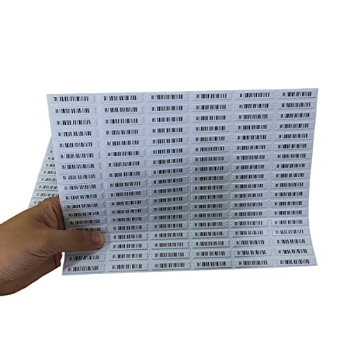 AM Security Labels 58kHz Adhesive Security Labels 5000 Pcs - Compatible with EAS Acousto-Magnetic Systems for Retail Anti-Theft Equipment