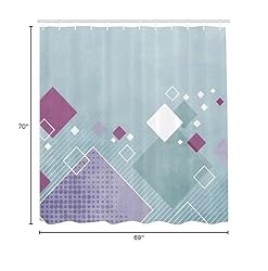 Ambesonne Abstract Shower Curtain, Geometric