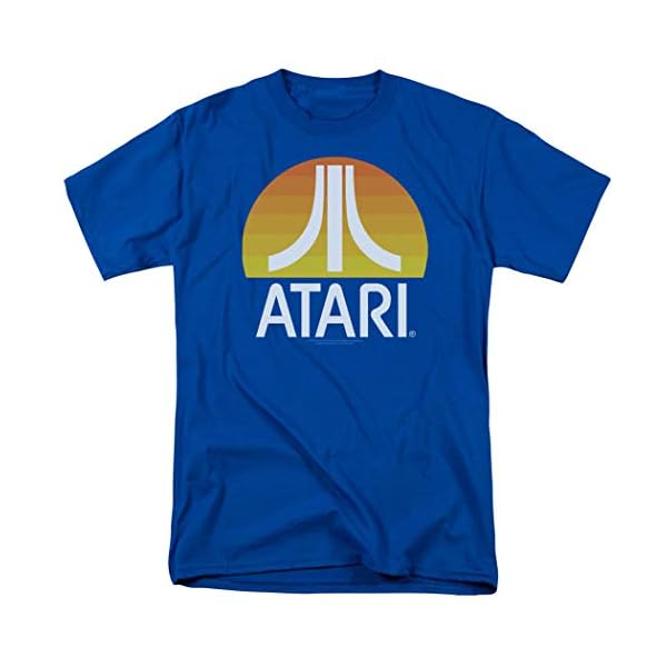 Popfunk Classic Atari Video Game Retro Logo Vintage Gaming Console T Shirt & Stickers