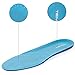 TENWIN GEL Sports Insoles for Shock Absorption, Heel Protection - Unisex Inserts - Relieve Foot Pain, Heel Pain and Against Plantar Fasciitis (US Men's 7.5-14)