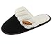 VONMAY Women's Elegant Knitted Cozy Plush Fleece Lined Slip On Indoor House Slippers (11-12 B(M) US, Black)