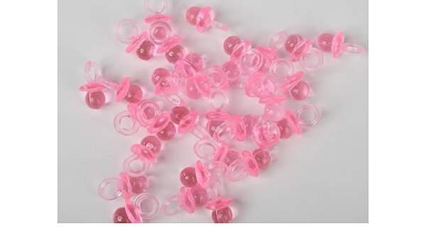plastic pacifiers for baby shower