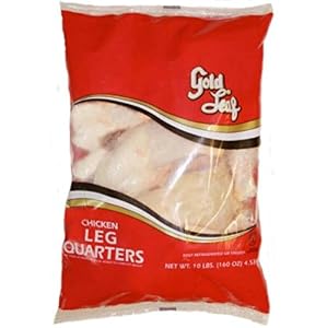 Image of Gold Leaf Young Chicken Leg Quarters, 10 lb