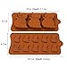 MoldFun 2 Pack Cute Cat Chocolate Silicone Molds Kitten Baking Cake Cupcake Pancake Pan Kitty Soap Polymer Clay Candy Cookie Fondant Concrete Wax Melt Ice Cube Tray