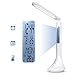 GREEMPIRE Desk Lamp Eye-Caring LED Desk Lamp Dimmable Desk Lamps Built-in LCD Display Temperature, Clock, Calendar, 4000K Touch Control for Bedside Table, Bedroom