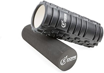 Core Fitness Zone Foam Roller 2 in 1, High Density Grid for Deep Tissue Massage + Low Density Roller for Sensitive Areas – Ebook Shows How Myofascial Release Improves Movement, with Detailed Exercises