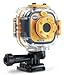 VTech Kidizoom Action Cam with Case, Mounts and Accessories, Yellow/Black