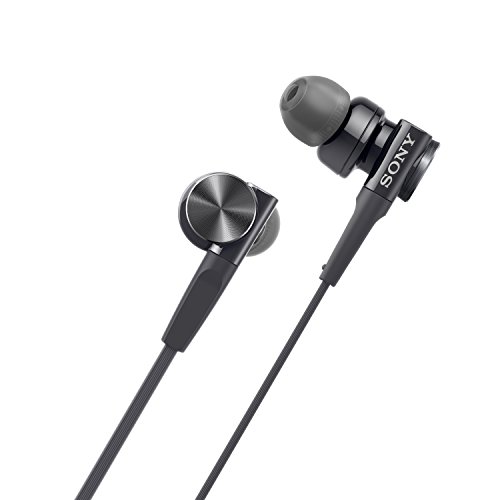 Sony MDR-XB75AP Premium in-Ear Extra Bass Headphones with Mic (Black)