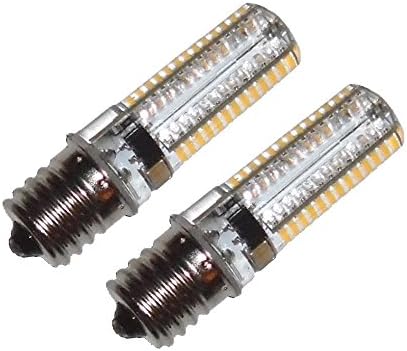 Mansa Lighting, 2 Pack, Capsule LED Appliance Bulb For Refrigerators and Freezers, E17 Base, 4 Watts, Soft Light White (3200K), 320 Lumens, Non-Dimmable, 35W Equivalent