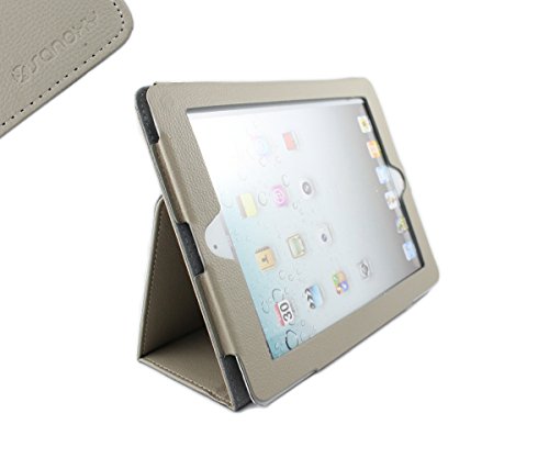 Sanoxy Slim Folio Folder PU Leather Stand Case for iPad 2/3/4 /ipad 2nd Generation, Gray (SANOXY-IPAD-Folio-Gry) - Thumbnail 5