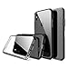 iPhone X Case, Metrans Slim Clear TPU&PU Case Bumper Cover Shock-Absorption Bumper and Anti-Scratch Clear Back Protective Clear Case for Apple iPhone X 2017 Release