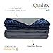 Quility Premium Kids Weighted Blanket & Removable Cover | 7 lbs | 41