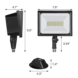 DEWENWILS 65W LED Flood Light Outdoor, 6670 Lumen