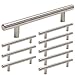 homdiy 10Pack 5in Cabinet Handles Brushed Nickel Cabinet Pulls - Cabinet Door Handles Modern Drawer Pulls for Kitchen Cabinets