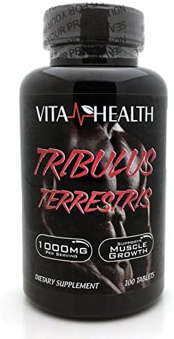 Tribulus Terrestris Extract 1000mg Muscle Mass Gainer Testosterone Booster 100 Tablets