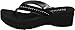 Cobian Women's Tiffany Wedge Flip Flop, Black, 9 M US
