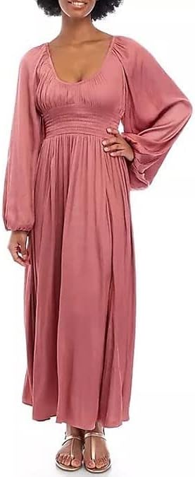 moon river ruffle sleeve shirred midi dress Moon River Ruffle Sleeve Shirred Midi Dress in Kiwi